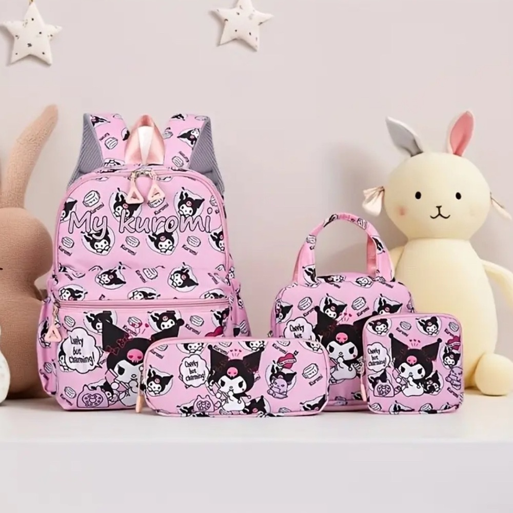 Hello Kitty Pink Backpack Set - Picture 4 of 4